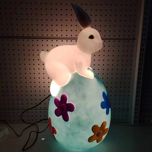 Nhựa Thỏ Phục sinh Thỏ động vật thủ công 24in thỏ nhà bàn văn phòng trang trí - Product Image 5