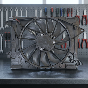 Ventilador de Radiador de Alta Calidad Hecho en Taiwán, Motor sin Escobillas de 12V para Auto Americano HÍBRIDO Maverick CFE 2022- HEV 22" OEM LX6Z8C607A - Product Image 3