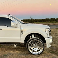 Jantes forgées concaves 20x10 22x10 22x12 24x14 26x16 à grand rebord en alliage forgé pour Silverado F150 Ram 1500 GMC Sierra 1500 8x180