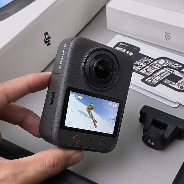 DJI Osmo 360 II All in One 360 Camera 8K Video 120MP Photo Replaceable Lens IP68 Waterproof 2150mAh WiFi 6 Global Supplier