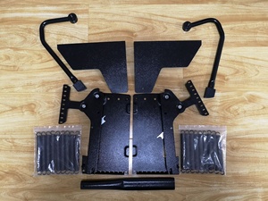 Muebles inteligentes <span class=keywords><strong>para</strong></span> niños, <span class=keywords><strong>cama</strong></span> de pared oculta, marco de <span class=keywords><strong>cama</strong></span> <span class=keywords><strong>Horizontal</strong></span> Q235, tamaño King, Kit de Hardware - Product Image 3