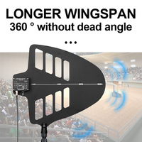 Amplificateur d'antenne de distribution de signal 16 canaux Biner D3 Professional pour système de microphone sans fil