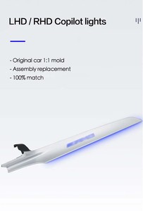 Pannello Rivestimento a LED per Sedile Copilota Passeggero a 64 Colori Luce Ambientale Interna per Mercedes-Benz Classe C W205 GLC <span class=keywords><strong>X253</strong></span> - Product Image 4
