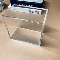 Vitrine moderne en acrylique ETB avec couvercle magnétique pour boîte d'entraînement Elite écologique pour paquets de boosters de jeux de cartes à collectionner