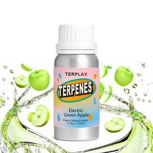 Terplax Terpeni Liquidi Naturali Derivati da Piante, Aroma Tabacco Mela Verde Elettrica, Purezza 99,5%-100%, 120ml, OEM/ODM all'ingrosso - Product Image 1