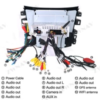 Autoradio Android pour Nissan Navara Terra NP300 2014-2019 Lecteur multimédia GPS pour voiture Accessoires de voiture Lecteur DVD Stéréo Unité principale Radio