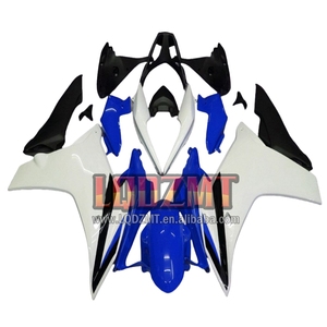 Inyección para HONDA <span class=keywords><strong>CBR</strong></span> 600 F <span class=keywords><strong>600F</strong></span> C CBR600F4i CBR600 F F4i 11 12 13 14 89LQ.19 CBR600F 2011 Blanco azul 2012 2013 2014 <span class=keywords><strong>Carenado</strong></span> - Product Image 1