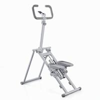 Appareil d'exercice pliable commercial pour salle de sport, grimpeur vertical d'escalier en métal, antidérapant, silencieux et réglable