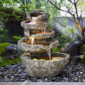 <span class=keywords><strong>Fuente</strong></span> <span class=keywords><strong>de</strong></span> <span class=keywords><strong>Agua</strong></span> Artificial <span class=keywords><strong>para</strong></span> Patio, Diseño <span class=keywords><strong>de</strong></span> Paisaje con Rocas y Arroyos, Pecera con <span class=keywords><strong>Agua</strong></span> Circulante <span class=keywords><strong>para</strong></span> Exteriores - Product Image 2