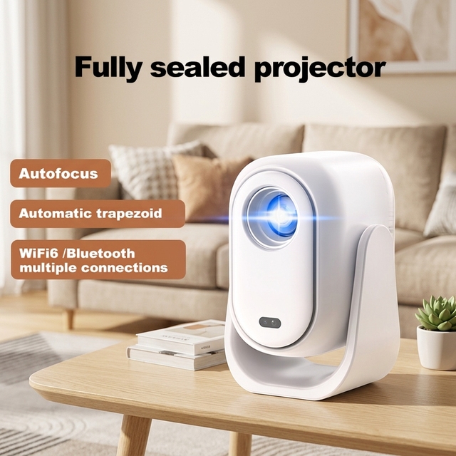 B15 WiFi 6 Portable Projector 1080P Full HD 4K 230 ANSI Lumens Outdoor Soccer Mini LCD Projector Wholesale OEM Supplier