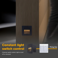 Applique murale à LED 3w pour escalier intérieur et extérieur, étanche, matériau aluminium de haute qualité, applique murale à LED encastrée pour escalier