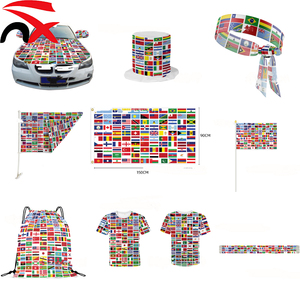Nouvelle conception <span class=keywords><strong>de</strong></span> bannière <span class=keywords><strong>de</strong></span> drapeaux nationaux en polyester, fournitures pour fêtes <span class=keywords><strong>de</strong></span> football, sacs pour t-shirts pour événements sportifs et décoration <span class=keywords><strong>de</strong></span> fêtes - Product Image 1
