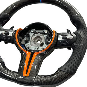Volante de coche para <span class=keywords><strong>BMW</strong></span> <span class=keywords><strong>2</strong></span> Series F46 216i 218i 220i 216d 218d <span class=keywords><strong>220d</strong></span> <span class=keywords><strong>220d</strong></span> XDrive Volante de fibra de carbono - Product Image 3