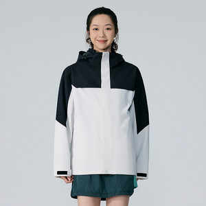 Veste coupe-vent pour homme avec capuche bleu foncé, vêtements de travail pour usage extérieur - Product Image 4