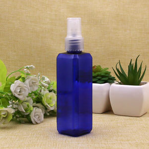 Bomba de loción azul de 100ml, botella cuadrada biodegradable para champú, dispensador de jabón líquido, botella de plástico para champú - Product Image 6