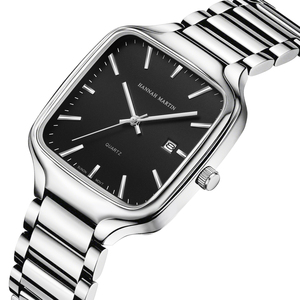 Tự Động Người Đàn Ông Của Đồng Hồ Chất Lượng Cao Nhật Bản Phong Trào Thiết Kế Cổ Điển Điện Dự Trữ Tính Năng Trường Hợp Vuông Thép Không Gỉ 20Mm Con Trỏ - Product Image 4