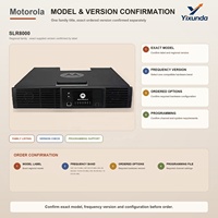 Repetidor Digital Motorola SLR8000 VHF 136-174MHz o UHF 400-470MHz 100W de Servicio Continuo para Redes de Radio Comerciales