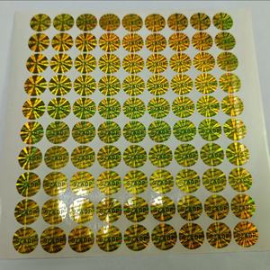 Etiquetas de Seguridad Holográficas Anti-Falsificación, Etiquetas de Garantía Anulable, Número de Serie para Protección Contra Falsificaciones de Jugos - Product Image 1