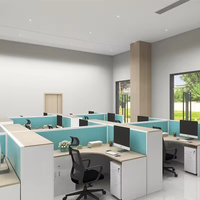 Ensemble de bureaux modulaires personnalisables en bois pour poste de travail de bureau, design moderne, cadre en acier durable, respectueux de l'environnement