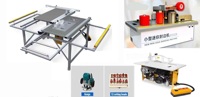 TT280 Horizontal 220V Multifonctionnel Scie à Panneaux Banc Table Scie À Onglets Coupe Du Bois Table Coulissante Conseil Menuiserie Machine