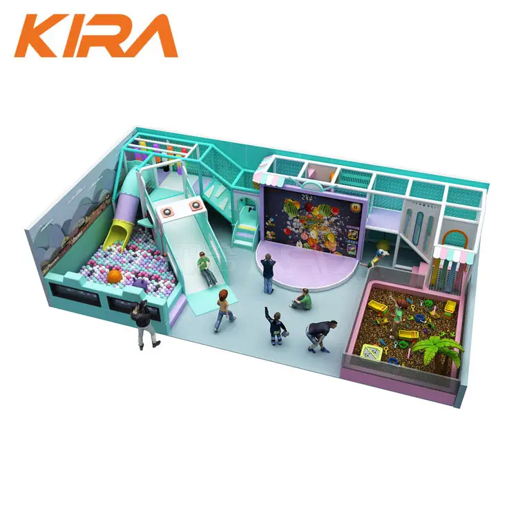 2023 yeni ücretsiz stil özelleştirilmiş tasarım yumuşak çocuk oyun ekipmanları çocuklar komik kapalı oyun alanı oyunları büyük oyun istasyonu
