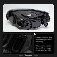 Phares de voiture AKD pour Audi A6, projecteur LED, lentille de projecteur, 2005-2011, phares de conception moderne, feux de jour, feux de croisement et de route automatiques