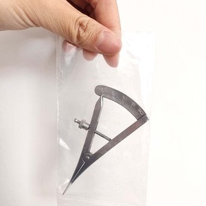 Jauge de mesure dentaire Yes Intl en acier inoxydable, tête courbée, tête droite, type vis, compas, instrument chirurgical - Product Image 5