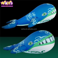 Décoration gonflable LED en PVC sur mesure en forme de poisson ou d'animal marin pour événements, défilés et festivals