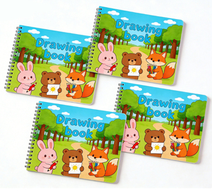 Carnets pour enfants personnalisés avec reliure spirale, impression sur carton, livres vierges pour enfants, livres de <span class=keywords><strong>dessin</strong></span> pour enfants, impression, peinture, éducation - Product Image 3