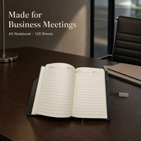 Coffret cadeau personnalisé carnet A5 et stylo, ensemble journal à couverture rigide en cuir PU pour l'image de marque d'entreprise
