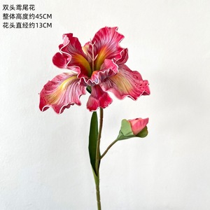 All'ingrosso vero tocco EVA Flower De <span class=keywords><strong>Luce</strong></span> stelo lungo Iris artificiale fiore per la festa di nozze decorazione della casa - Product Image 2