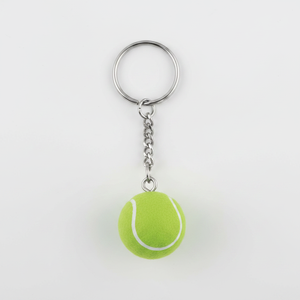 Porte-clés Mini Balle de Tennis Vert – Accessoire Sportif au Design Attrayant - Product Image 2