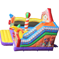 Petite taille gonflable intérieure, 1 pièce, avec couleur orange, pour enfants