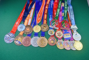 Medallas Personalizadas para Carreras de Bicicleta de Montaña para el Desafío Cura Brochero en <span class=keywords><strong>Argentina</strong></span>, Medallas de Ciclismo y Deportes Extremos con Cinta - Product Image 6