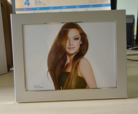 Cadre photo en aluminium imprimé en sérigraphie 8x10 pouces, décoration de la maison, cadeau promotionnel
