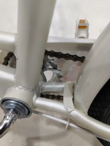 Vélo à pédales pour enfants de 16 pouces, directement de l'usine, pour garçons et filles, avec siège pour poupée et roues d'apprentissage, système de frein à patin, fourche en acier - Product Image 2