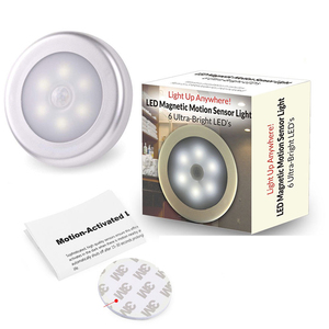 Đèn Ngủ LED Cảm Biến Chuyển Động Tròn Không Dây Thông Minh Đèn Ngủ Tủ Chạy Bằng Pin Đèn Cạnh Giường Để Chiếu Sáng Tủ Quần Áo - Product Image 6