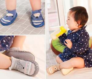 Chaussettes pour bébés filles et garçons, mignonnes, antidérapantes, respirantes, écologiques, avec semelle en caoutchouc souple et pelucheuse - Product Image 6