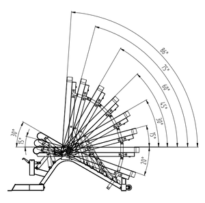 <span class=keywords><strong>Banc</strong></span> de <span class=keywords><strong>musculation</strong></span> réglable avec extension et flexion des jambes, accessoire pour flexion des bras, <span class=keywords><strong>banc</strong></span> FID réglable, équipement commercial en acier - Product Image 3