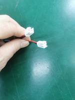 Terminal en laiton étanche M12 2 broches avec câble de 10 cm 10A 2x18AWG pour éclairage LED extérieur et applications industrielles automobiles