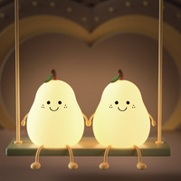 Mini lampe rechargeable en silicone à détection avancée, veilleuse colorée, protection oculaire, décorations de chambre, cadeau pour enfants