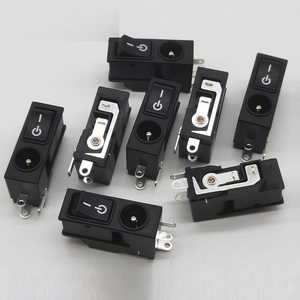 5521 DC SOCKET WITH ROCKER SWITCH Power Jack Female Socket 12v 2.1mm Dia. DC Jack with On-off Switch Female Socket - Product Image 3