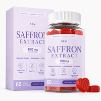 Complément Alimentaire en Gros : Gommes à l'Extrait de Safran pour l'Humeur et le Soutien de la Calme, Complément Gommeux Bien-être à Marque Blanche