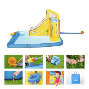 Bestway 53349 14 '8 "X 10' 2" X 8 '9 "Inflable Frente A LA Playa Bonanza <span class=keywords><strong>Mega</strong></span> Parque Acuático - Product Image 3