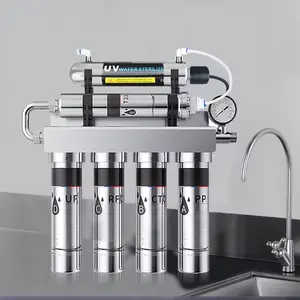 2023 kitchen sink stainless steel water filter system water purifier 5 stages reverse osmosis system water filter