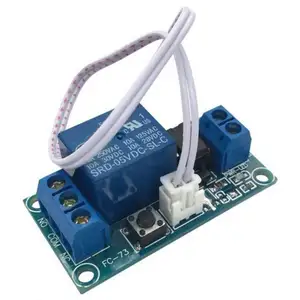 1-Channel Self-locking Relay Module Single Button Bistable Start And Stop Relay 5V 12V 24V