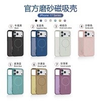 Design de luxe couleur unie véritable liquide souple TPU mince cercle magnétique antichoc housse de téléphone pour iPhone 17 Pro Max Air Series