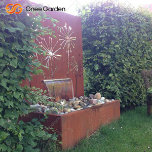 ม่านน้ำตกคอร์เทนสำหรับตกแต่งสวนแบบน้ำพุผนัง - Product Image 4