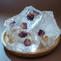Fabrik-Großhandel Klares Kristall-Jellywachs / Gelwachs für DIY Duftkerzenherstellung, Ungiftiges Transparentes Kerzenwachs-Material