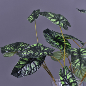 Plantas <span class=keywords><strong>de</strong></span> helecho artificiales realistas hechas <span class=keywords><strong>a</strong></span> mano, arbusto <span class=keywords><strong>de</strong></span> vegetación falsa, follaje <span class=keywords><strong>de</strong></span> plástico para jardín - Product Image 4